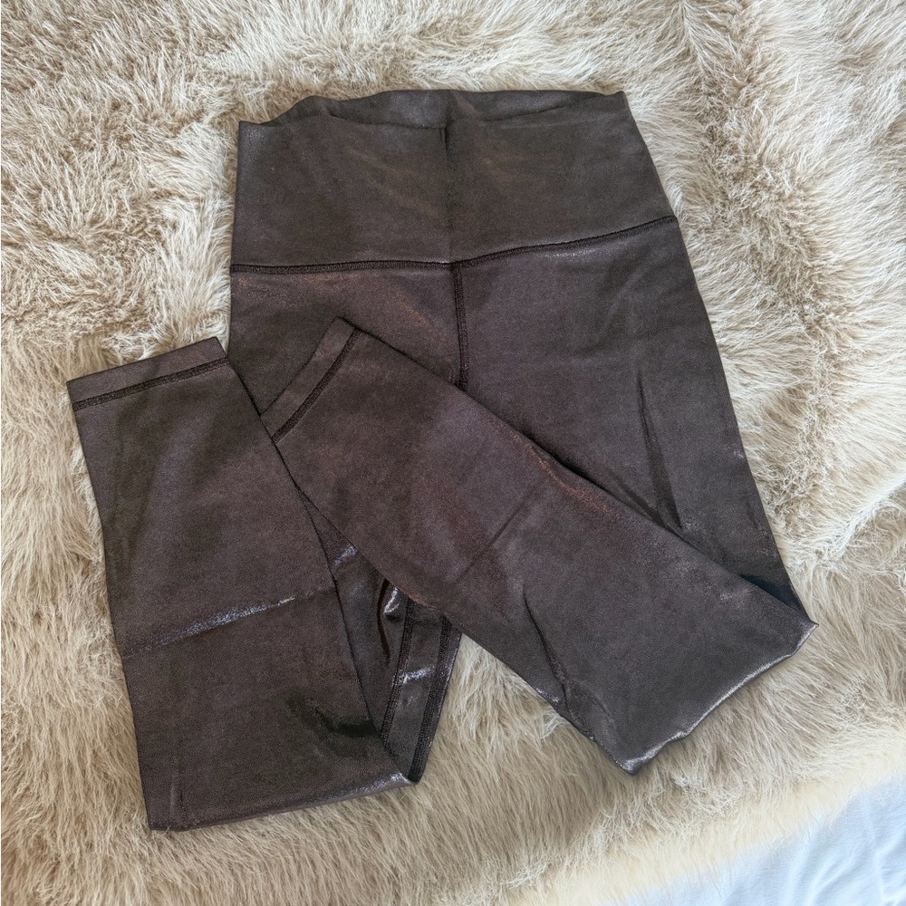 Lululemon Chocolate Brown Shimmer Align Leggings